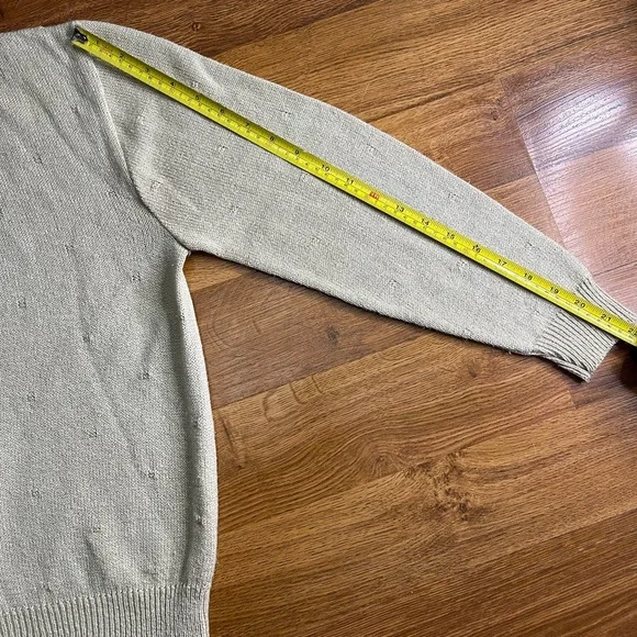 Vintage Jaclyn Smith knit cardigan grandma sweater small grannycore cottagecore - Picture 6 of 10